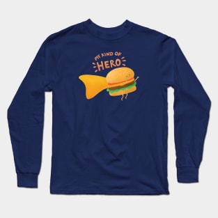 Cheeseburger Hero Long Sleeve T-Shirt